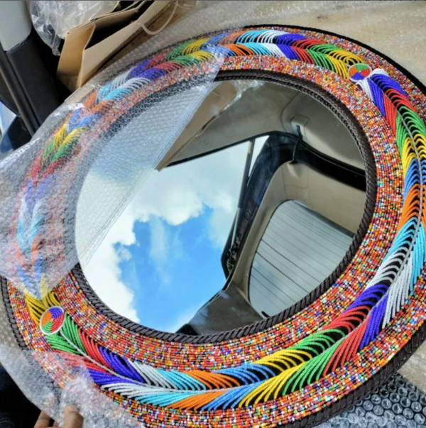 Leaf Design Pattern Mirror Leaf Design Pattern Mirror