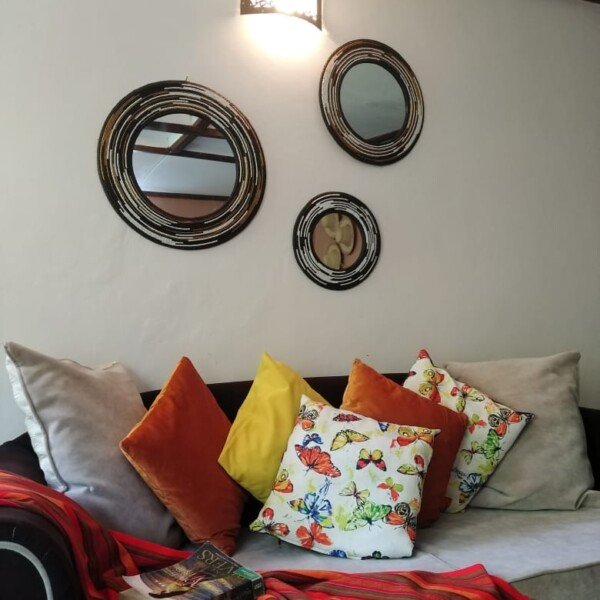 Trio Elegance Beaded Mirror Set - Classic Collection