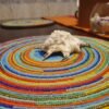 Multicolored Beaded Placemat Multicolored Beaded Placemat
