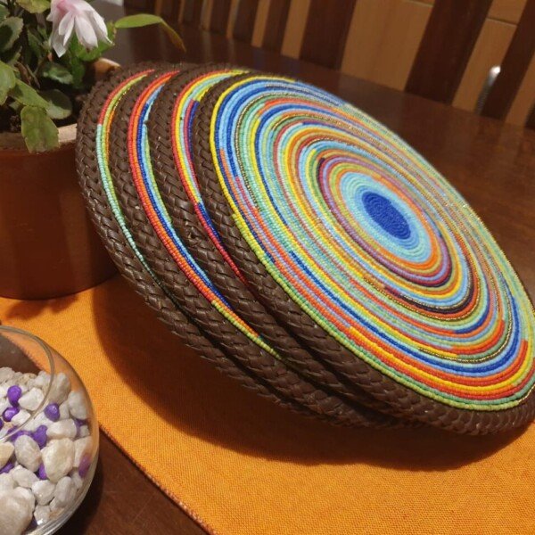 Multicolored Beaded Placemat
