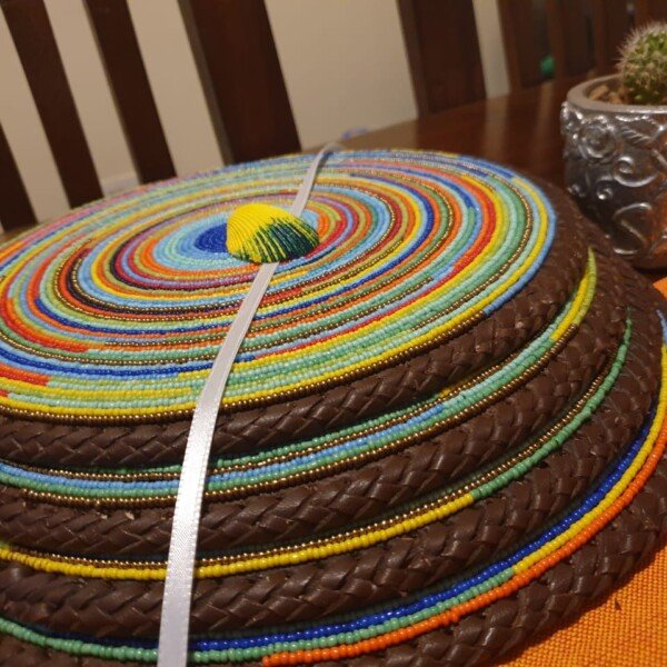 Multicolored Beaded Placemat