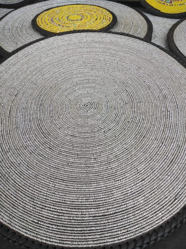 Pearl White Maasai Placemat