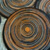 Wild Ember Woven Orange Table Mat Wild Ember Woven Orange Table Mat