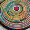 Rainbow Swirl Maasai Heritage Beaded Placemat Rainbow Swirl Maasai Heritage Beaded Placemat
