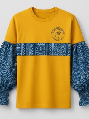 Artisan Duka Long Sleeve Cotton T-Shirt - Women