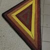 Triangular Brown Beaded Placemat