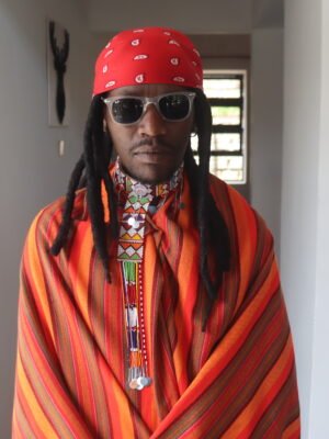 Classic Red Striped Maasai Blanket – Discounted Handmade African Wrap