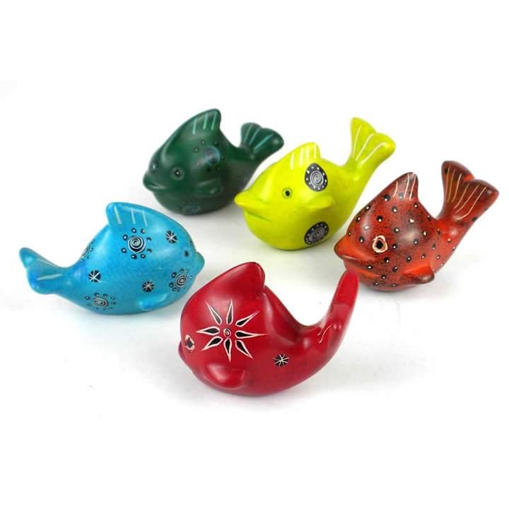 Hand Carved Soapstone Fish