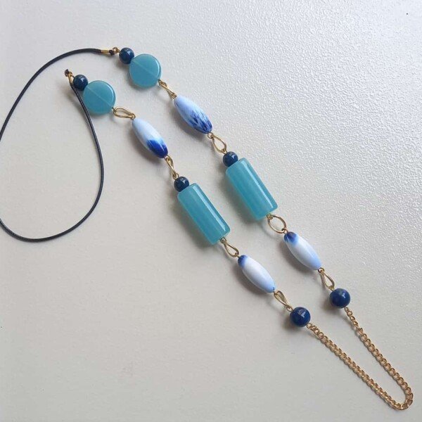 Azure Tide Drop Necklace