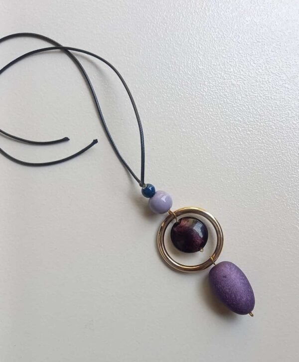 Amethyst Halo Drop Necklace Amethyst Halo Drop Necklace