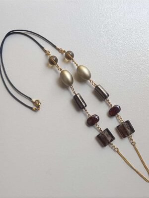 Smoky Terra Drop Necklace