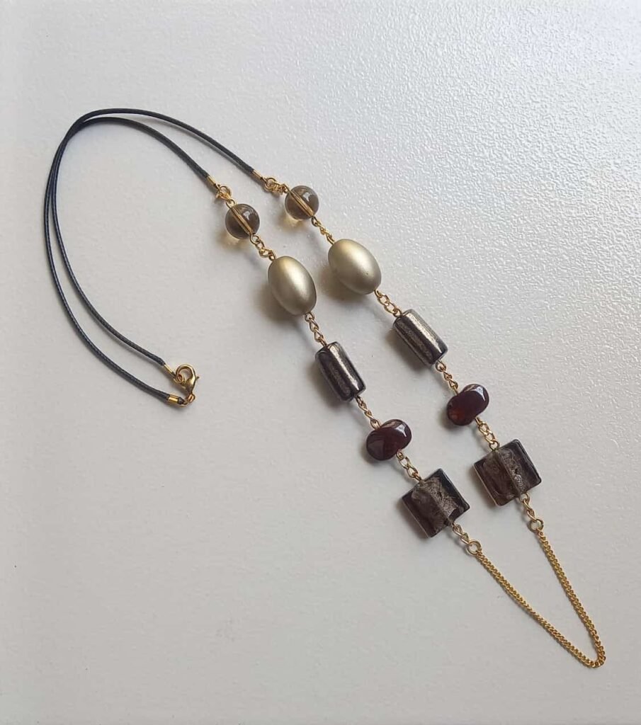 Smoky Terra Drop Necklace