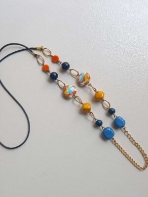 Sunrise Mosaic Drop Necklace